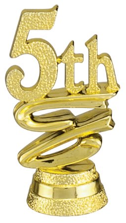 2" Gold 5th Ribbon Standup Trim