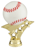 2 3/4" Color Baseball 3-Star Trim