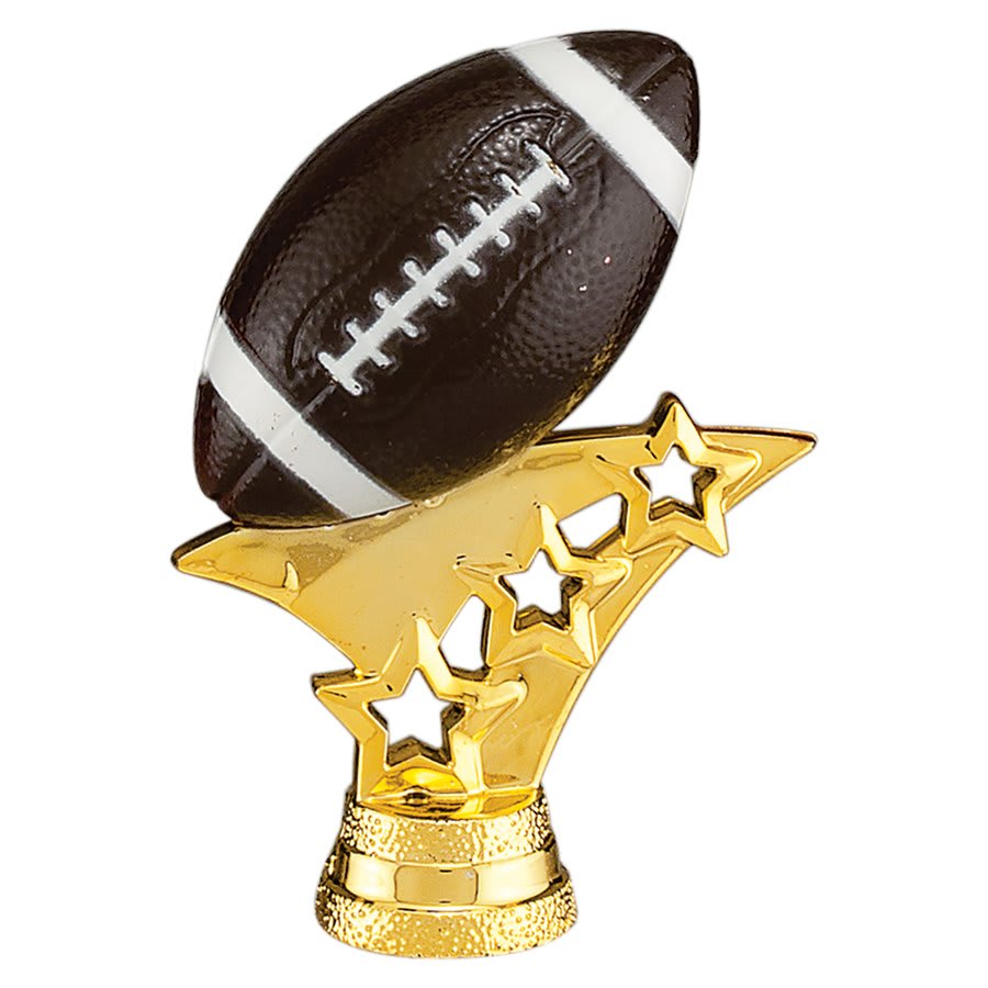 2 3/4" Color Football 3-Star Trim