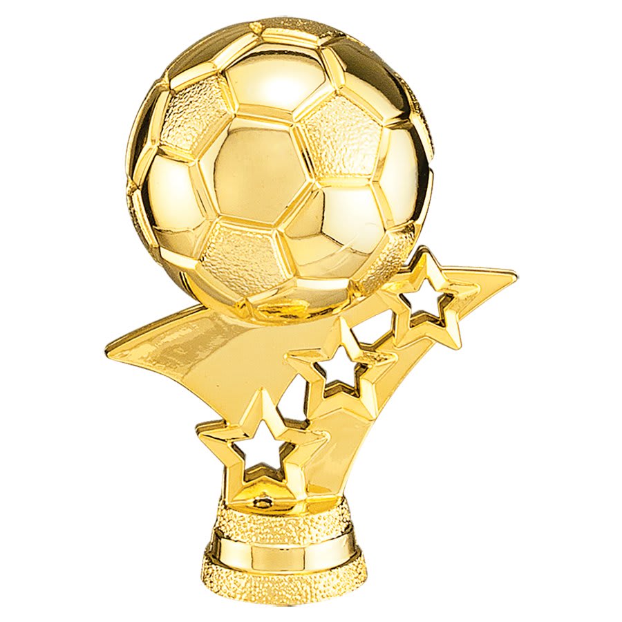 2 3/4" Gold Soccer 3-Star Trim