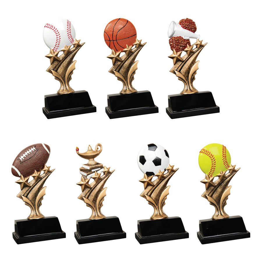 5 1/2" Tri Star Resin Sample Set