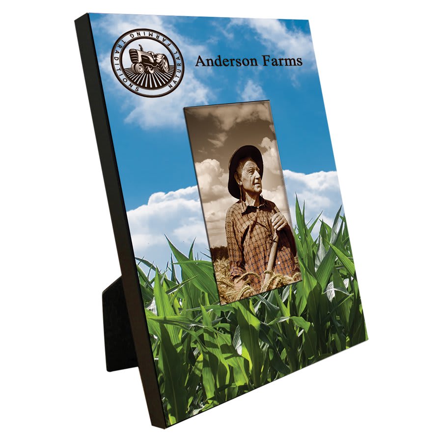 8" x 10" Unisub Sublimatable Gloss White Frame Holds 4" x 6" Photo