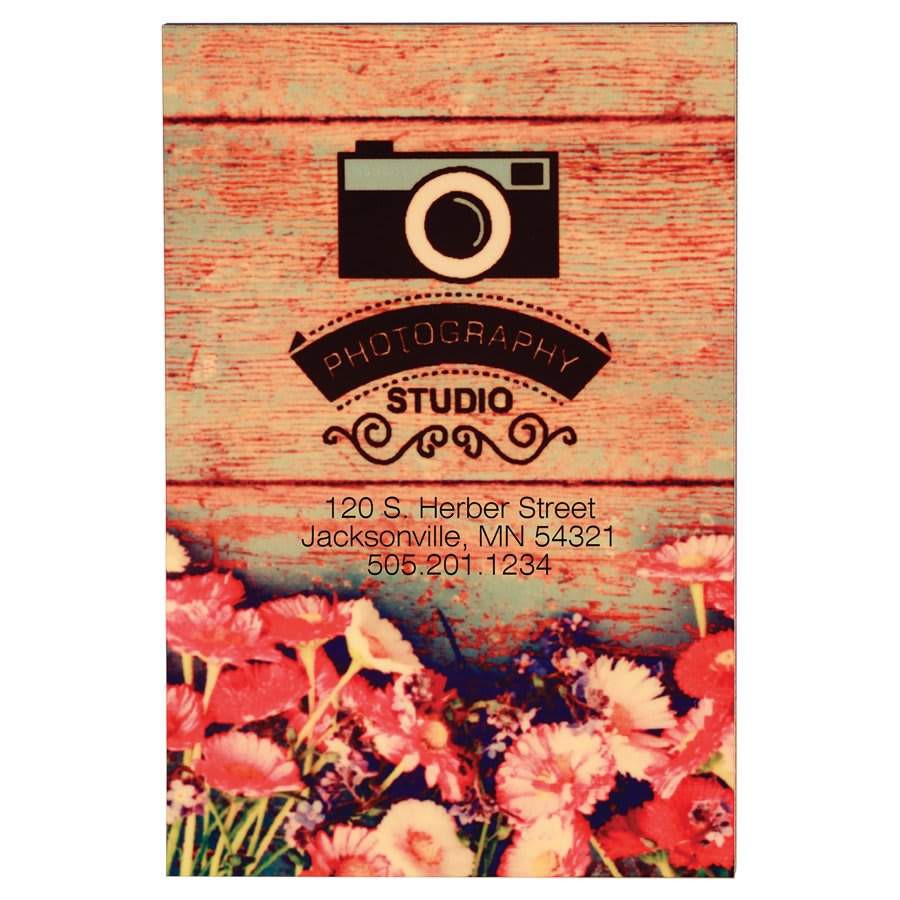 2" x 3" Gloss White Unisub Hardboard Sublimatable Rectangle Magnet