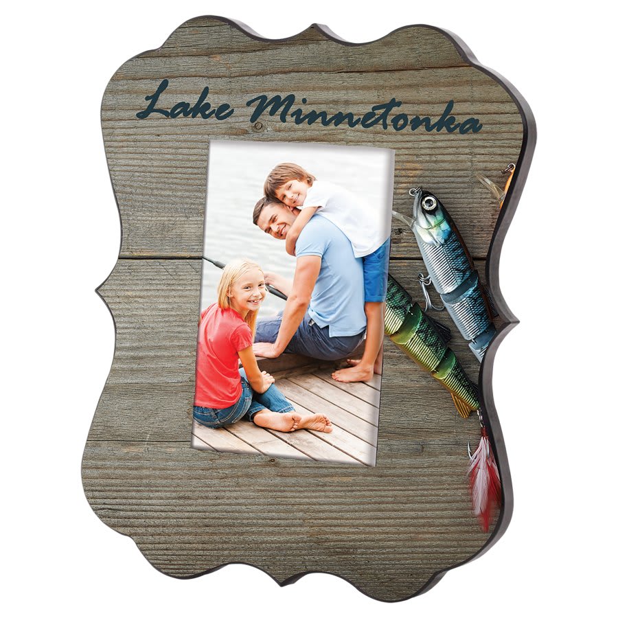 8" x 10" Unisub Sublimatable Gloss White Benelux Frame Holds 4" x 6" Photo