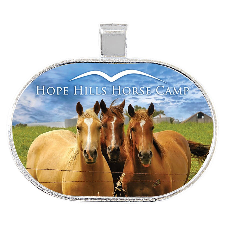 1" x 1.5" Unisub Silver Bezel Capsule Pendant w/ Semi-Gloss White Insert