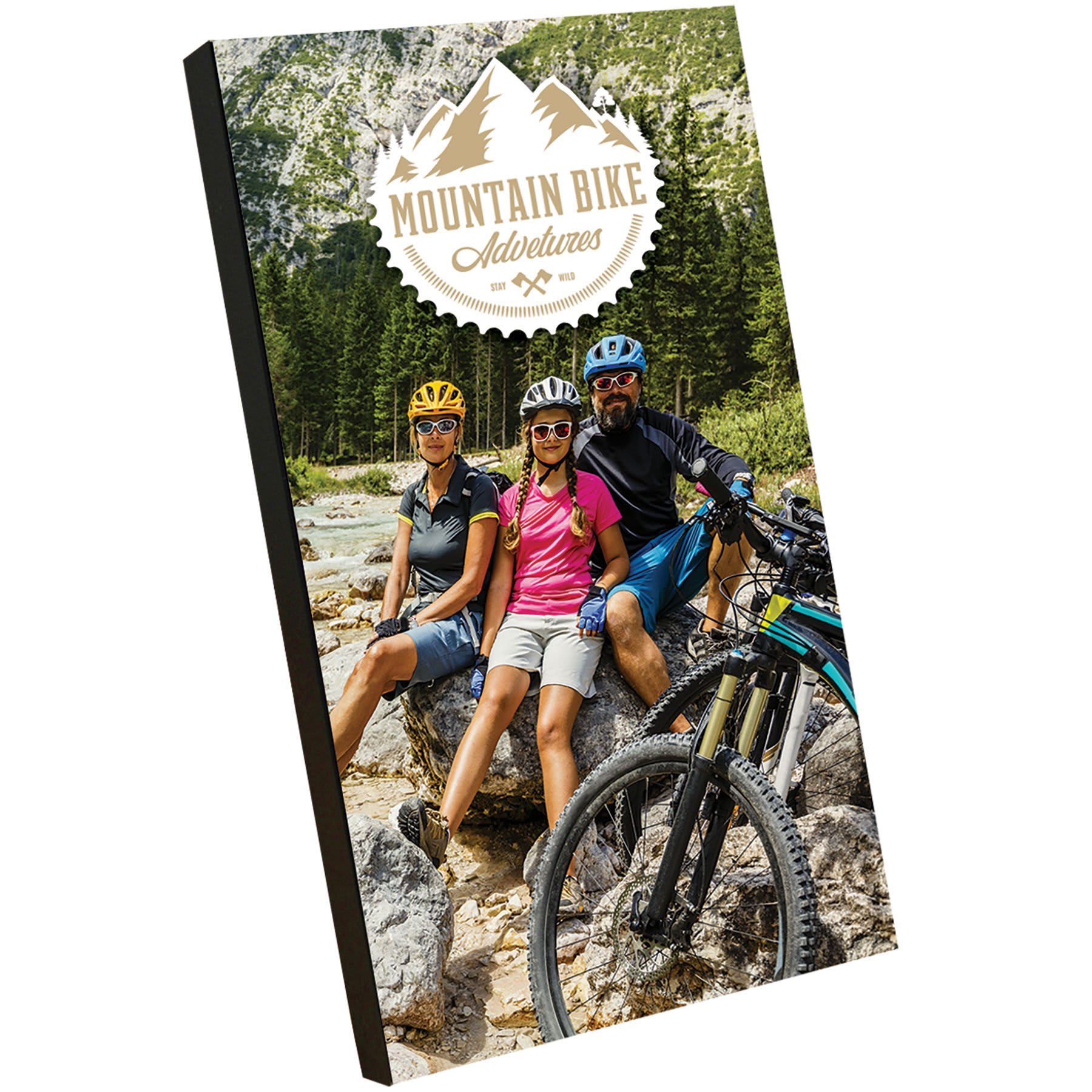 16" x 20" White Textured Wood Panel