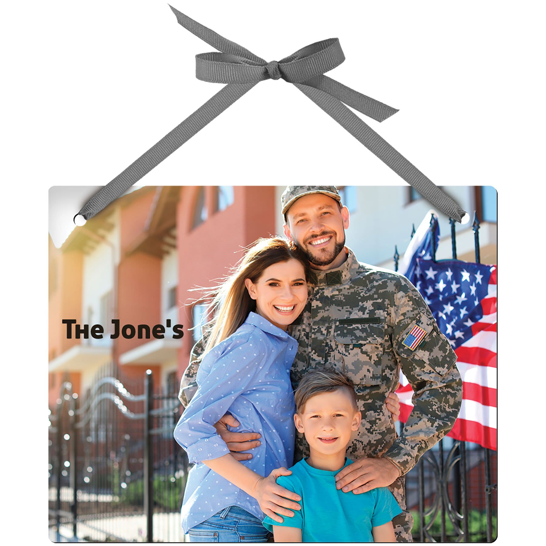 8" x 10" Sublimatable Rectangle Hardboard Wall Decor with Ribbon