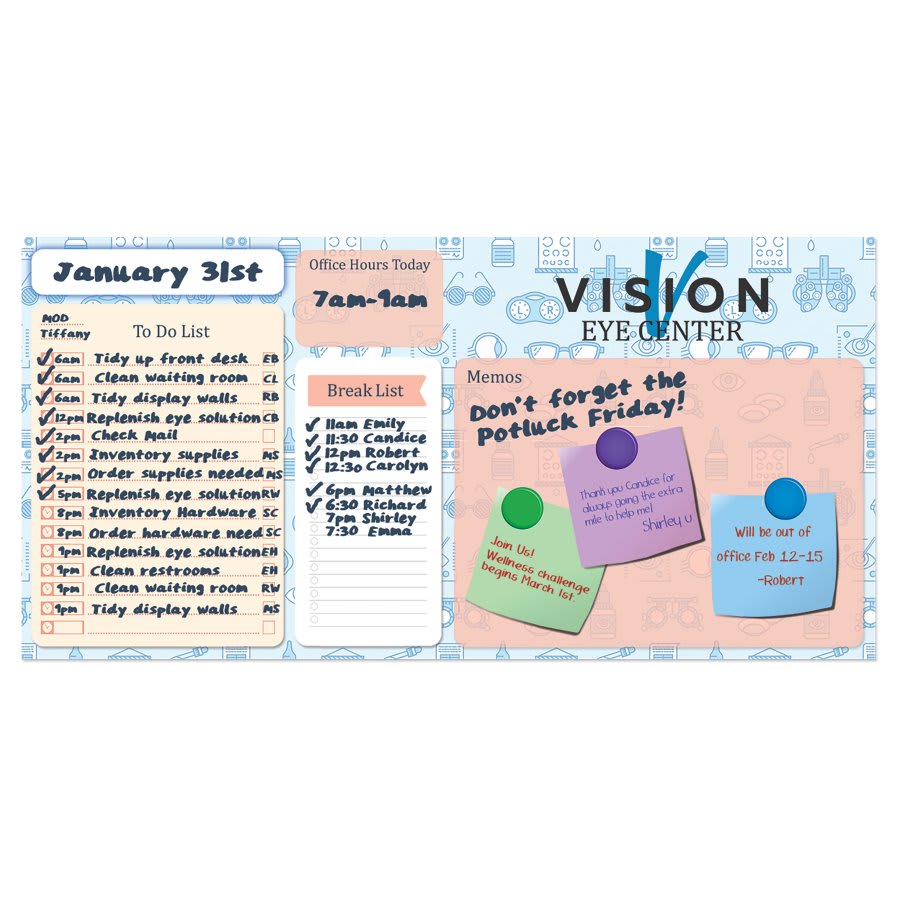 11.875" x 23.875" Unisub White Steel Panel with Straight Corners