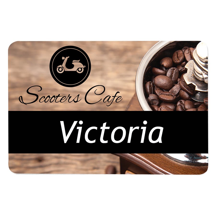 3" x 2" White Sublimatable UVSub Aluminum Name Badge with Radius Corners