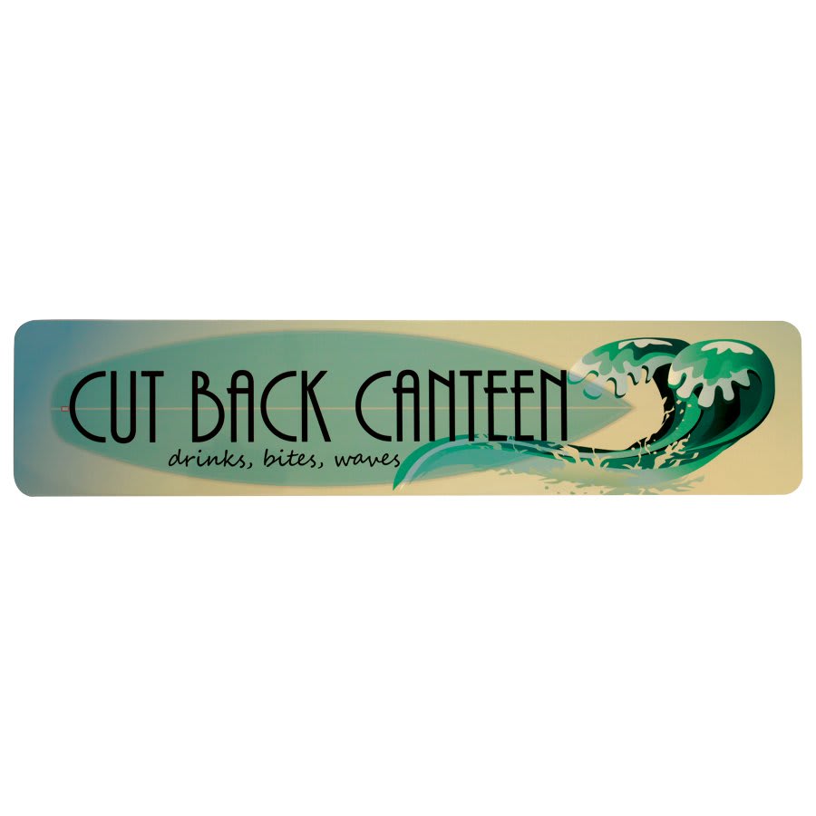 18" x 4" x .025" White Sublimatable UVSub Aluminum Street Sign