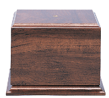 4 1/2" x 3 1/2" Value Cherry Finish Cup Base