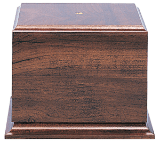 5 1/2" x 4" Value Cherry Finish Cup Base