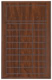 11 3/4" x 18 3/4" Value Cherry Finish Blank Perpetual Plaque for 24 Plates