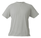 X-Small Athletic Grey Solar Performance Micro-Fiber Short Sleeve T-Shirt