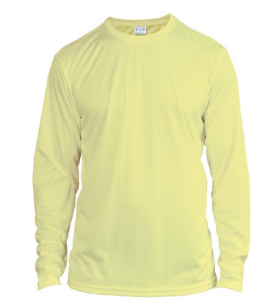 X-Small Pale Yellow Solar Performance Long Sleeve Shirt