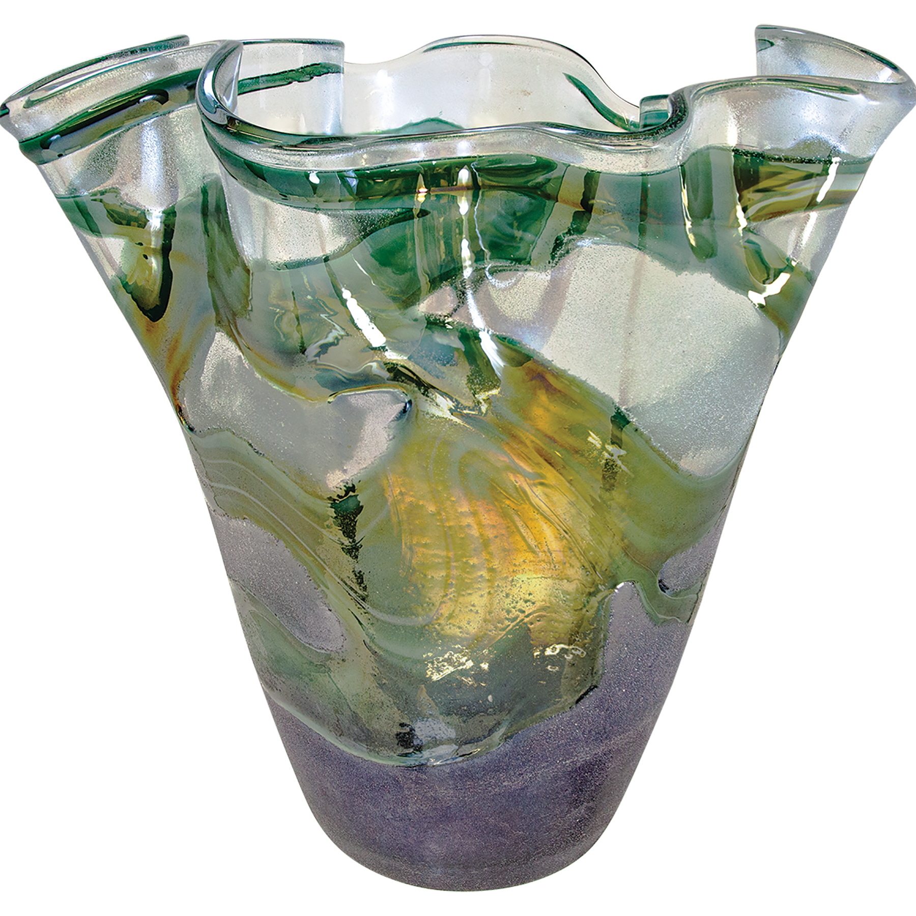 11 1/4" Art Glass Vase