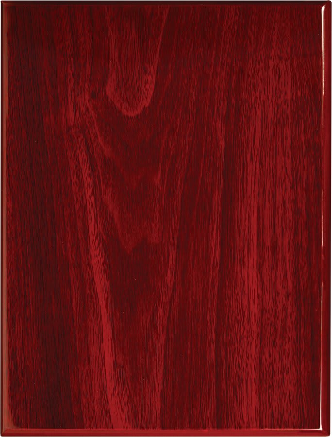 8" x 10" Value Rosewood Piano Finish Plaque
