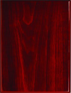 8" x 10" Value Rosewood Piano Finish Plaque