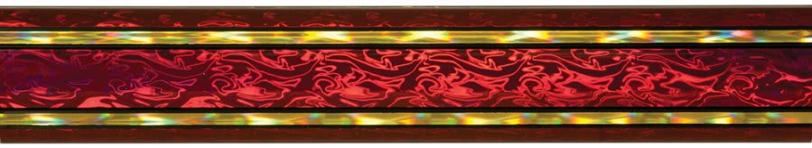 45" Maroon/Gold Rectangular Vapor Column