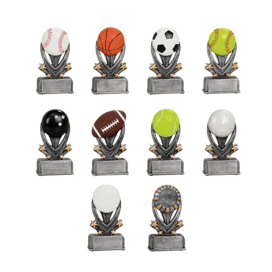 5 1/2" Varsity Sport Resin Sample Set