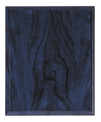 10 1/2" x 13" Blue Woodgrain Plaque