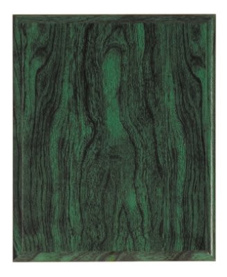 7" x 9" Green Woodgrain Plaque