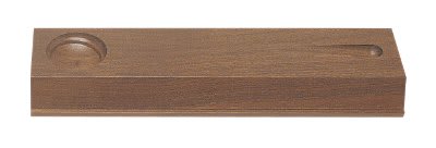 11 1/4" x 3" x 1" Genuine Walnut Gavel Presentation Block for 10" Gavel
