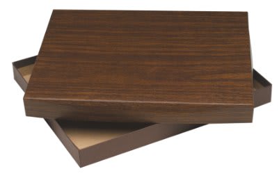 8" x 10" Walnut Foiled Plaque Box