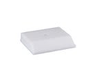 3" x 3 1/2" White Centerhole Countersunk Weighted Plastic Base