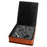 Rawhide Leatherette 3-Piece Wine Tool Set