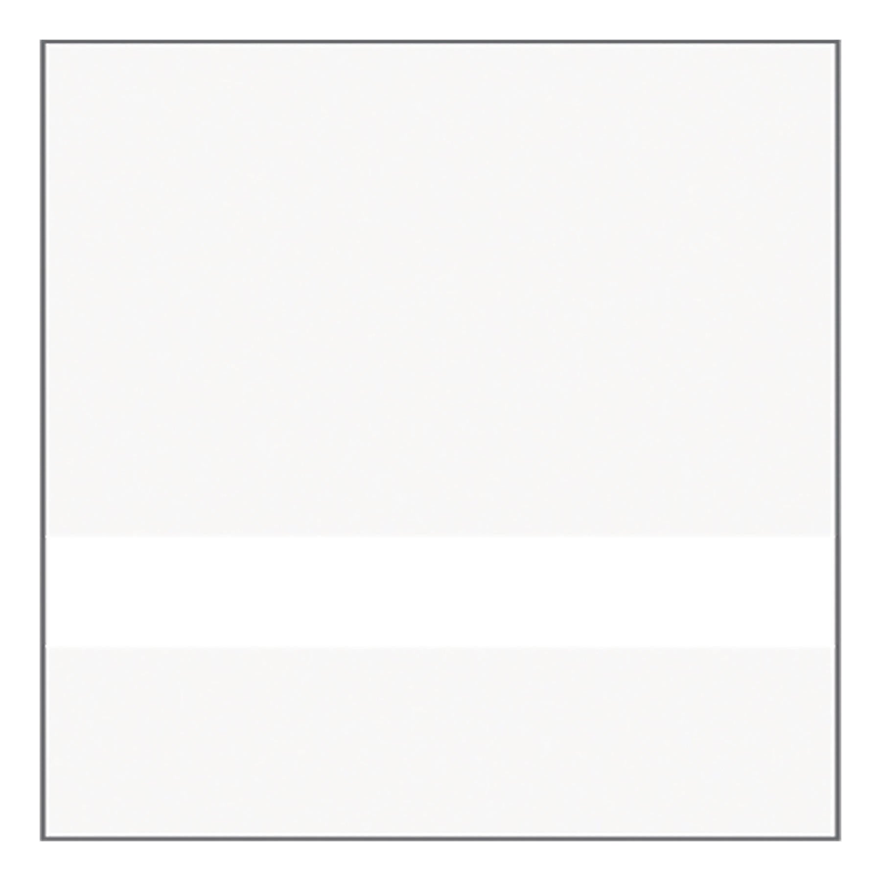 24" x 24" x 1/16" Clear/White Duets Reverse Ultimates