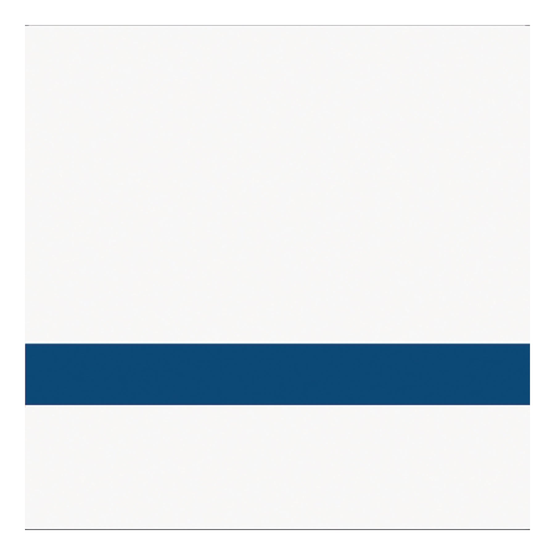 12" x 24" x 1/16" White/Blue Duets Ultimates