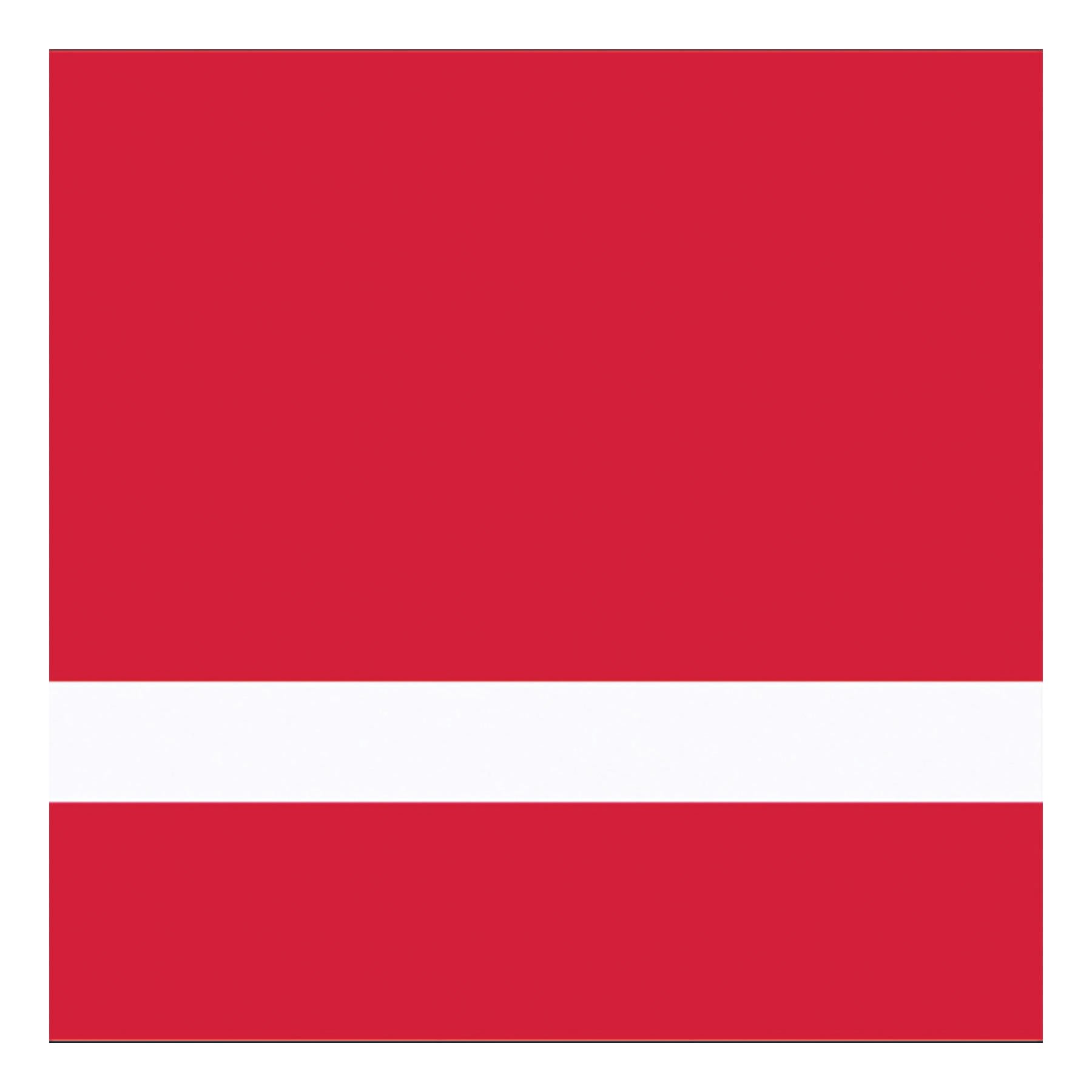 24" x 24" x 1/16" Red/White Duets Ultimates