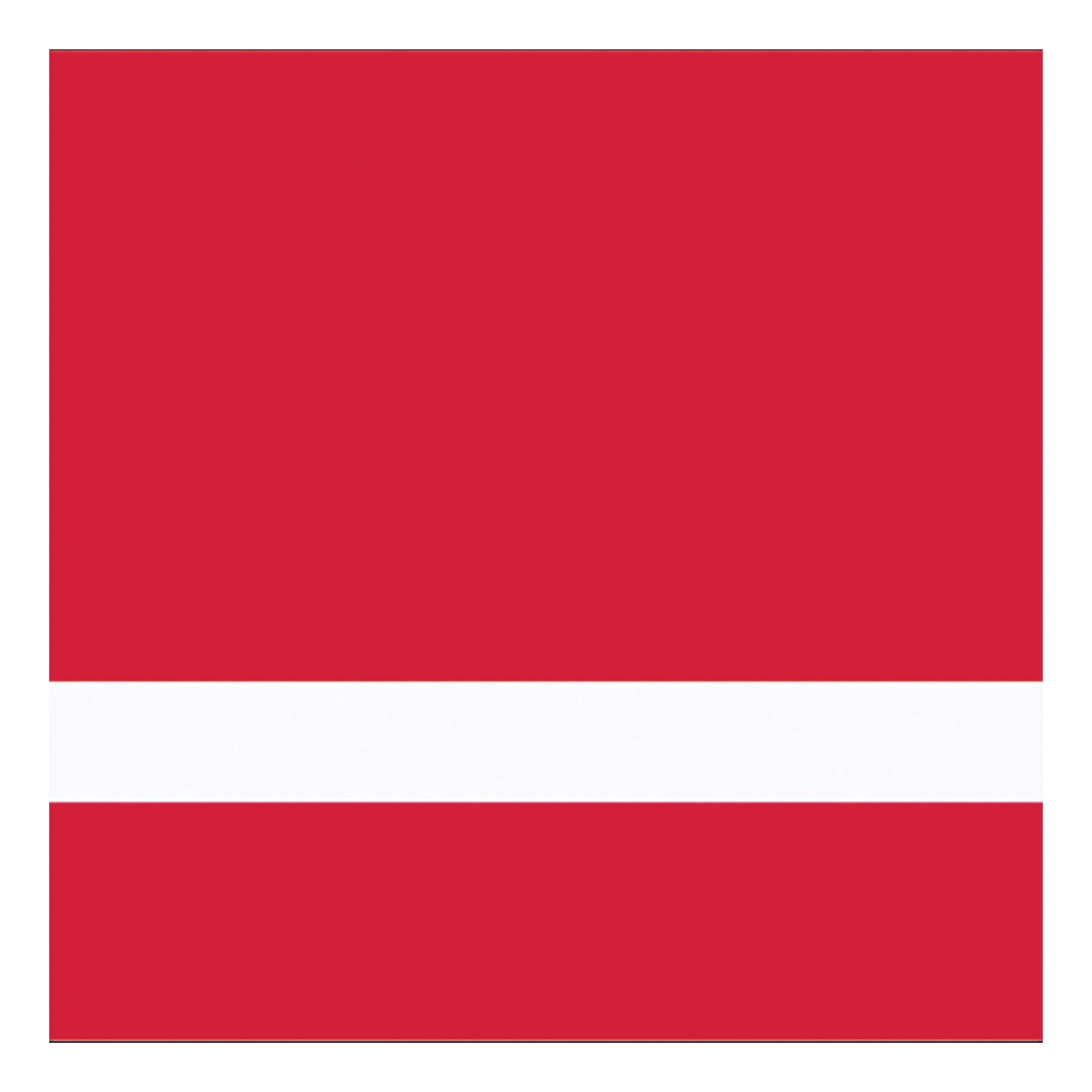 24" x 49" x 1/8" Three Ply  Red/White/Red Duets Ultimates