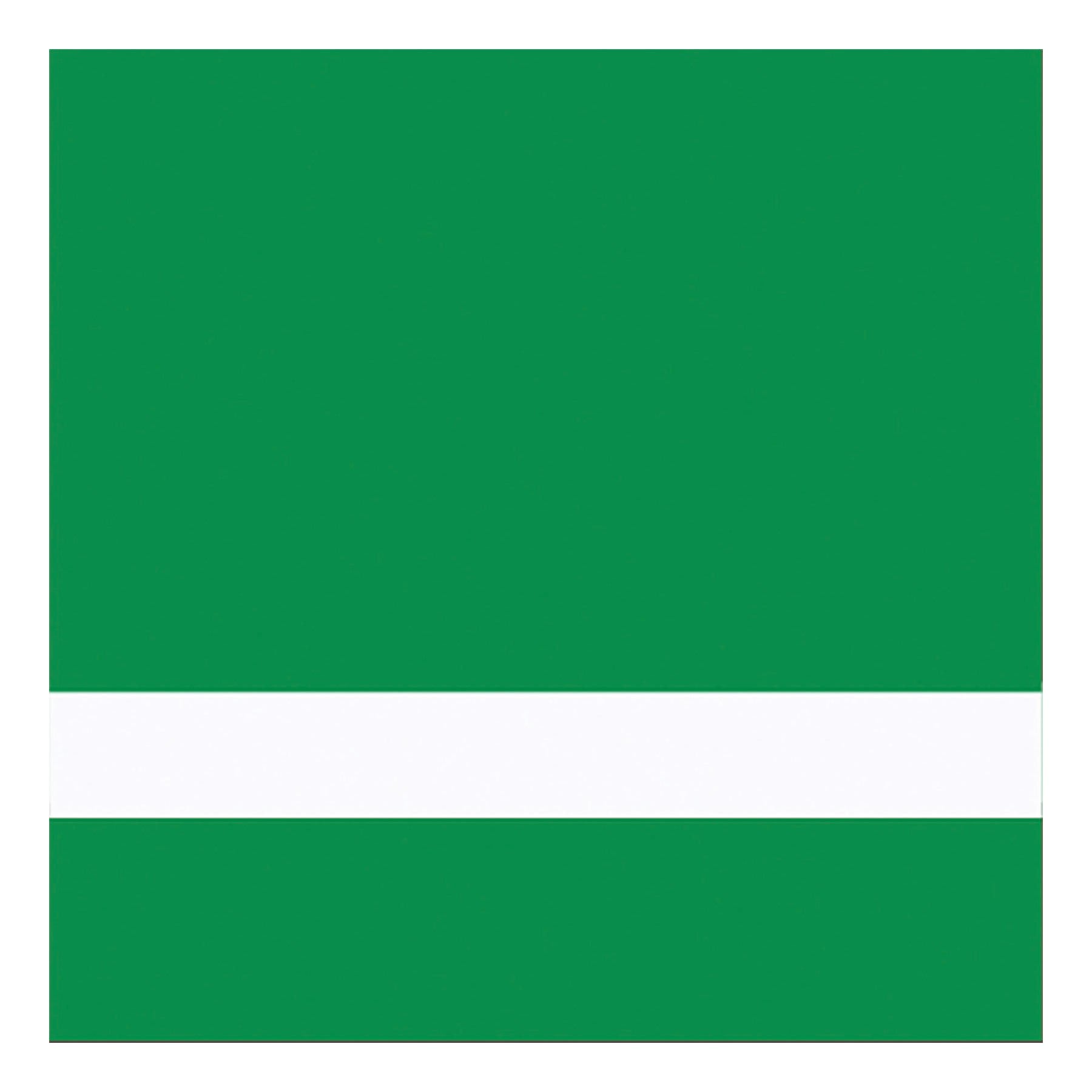 24" x 49" x 1/8" Three Ply Spring Green/White/Spring Green Duets Ultimates