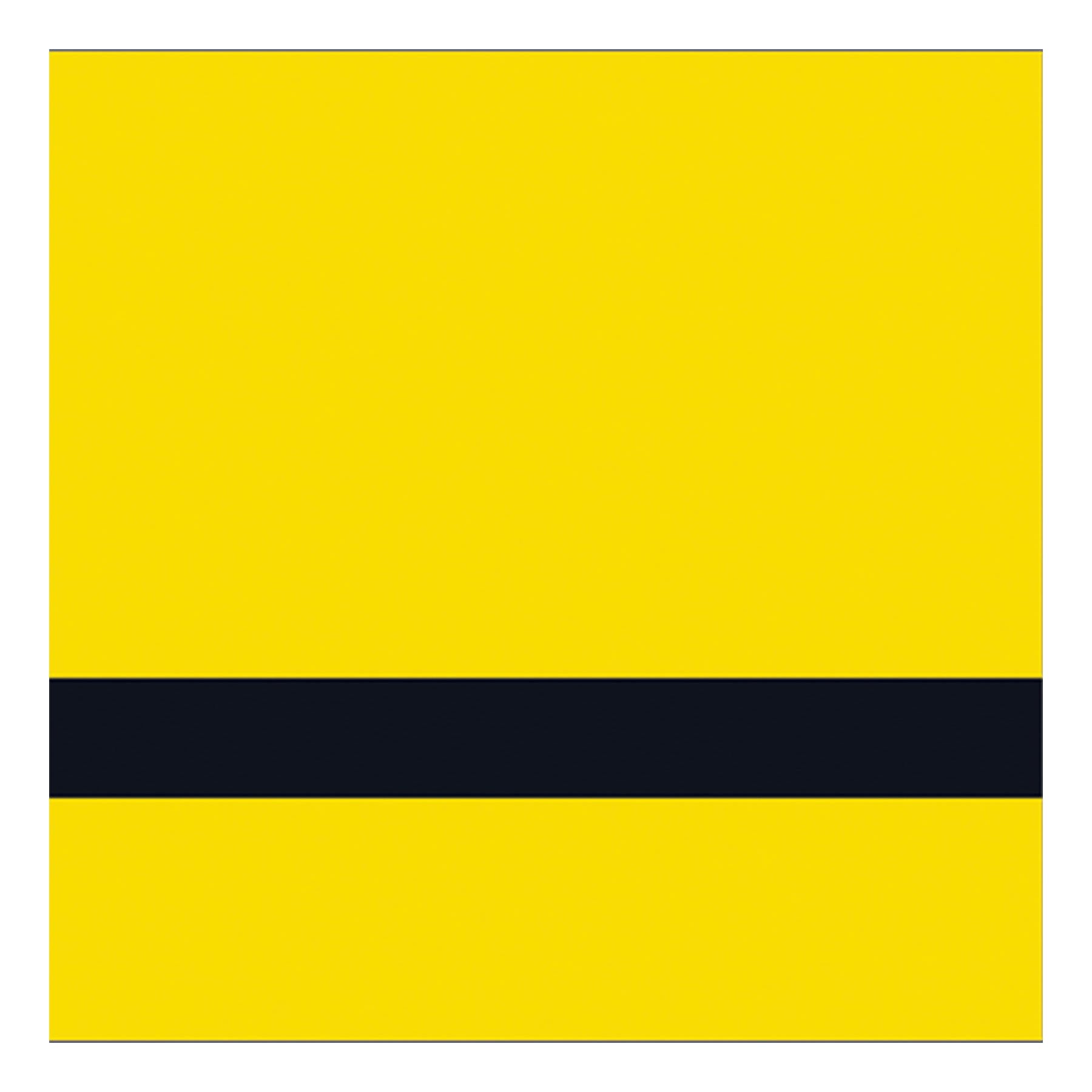 12" x 24" x 1/16" Safety Yellow/Black Duets Ultimates