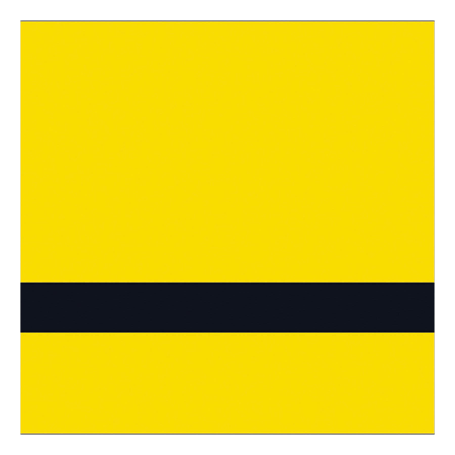 12" x 24" x 1/8" Three Ply Safety Yellow/Black/Yellow Duets Ultimates