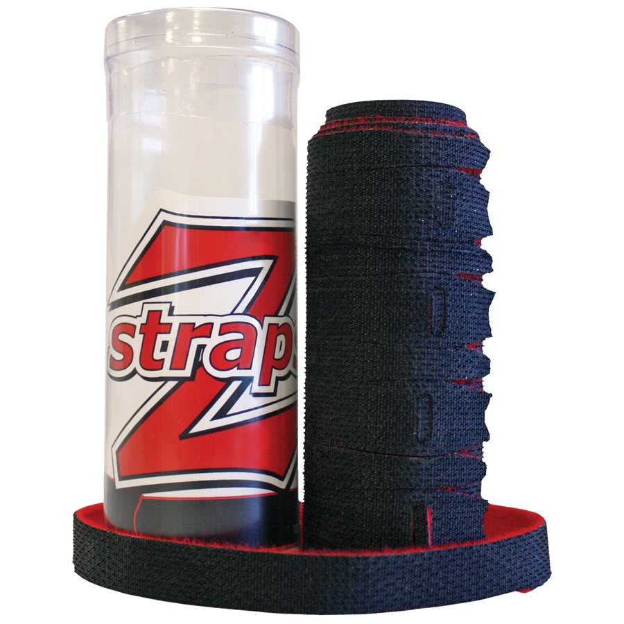 Image One Black Die Cut Hook & Loop Z-Straps, 10 Pack