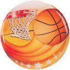 2" Basketball Epoxy Dome Mylar Insert