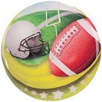 2" Football Epoxy Dome Mylar Insert