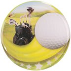 2" Golf Epoxy Dome Mylar Insert