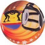 2" Wrestling Epoxy Dome Mylar Insert