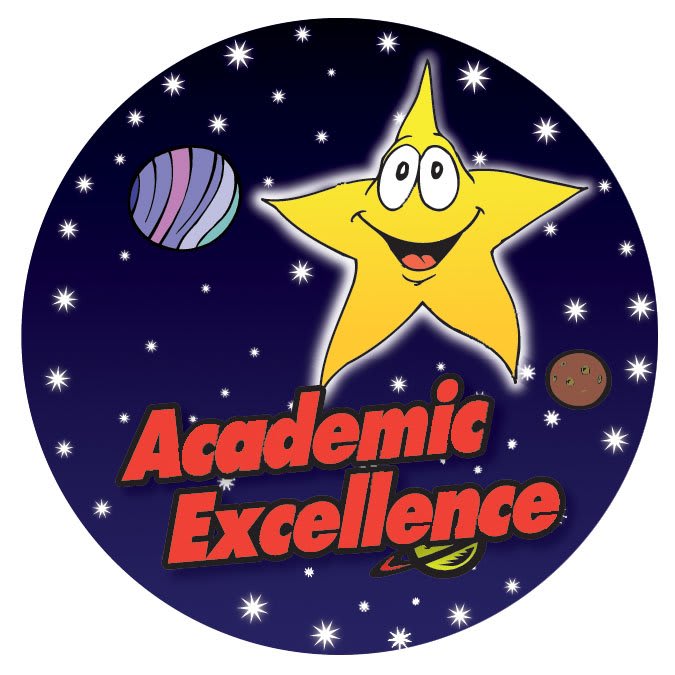 2" Full Color Academic Excellence Mylar Insert