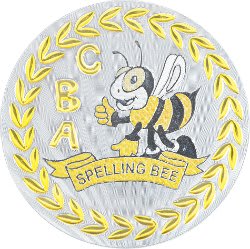 2" Metallic Spelling Bee Mylar