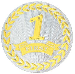2" Metallic 1st Place Mylar