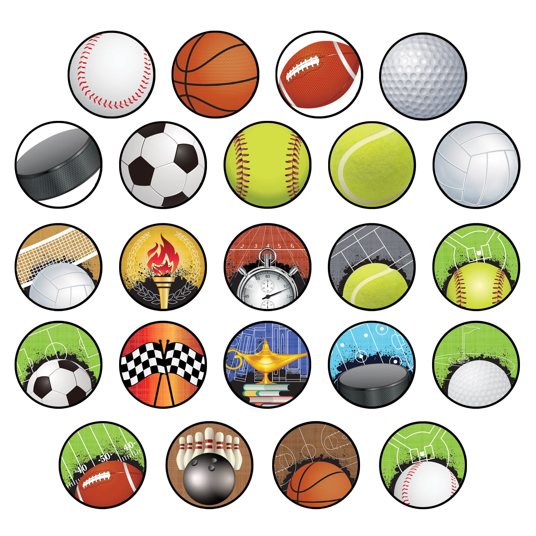 2" Sport Ball/Sport Inserts Sample Set