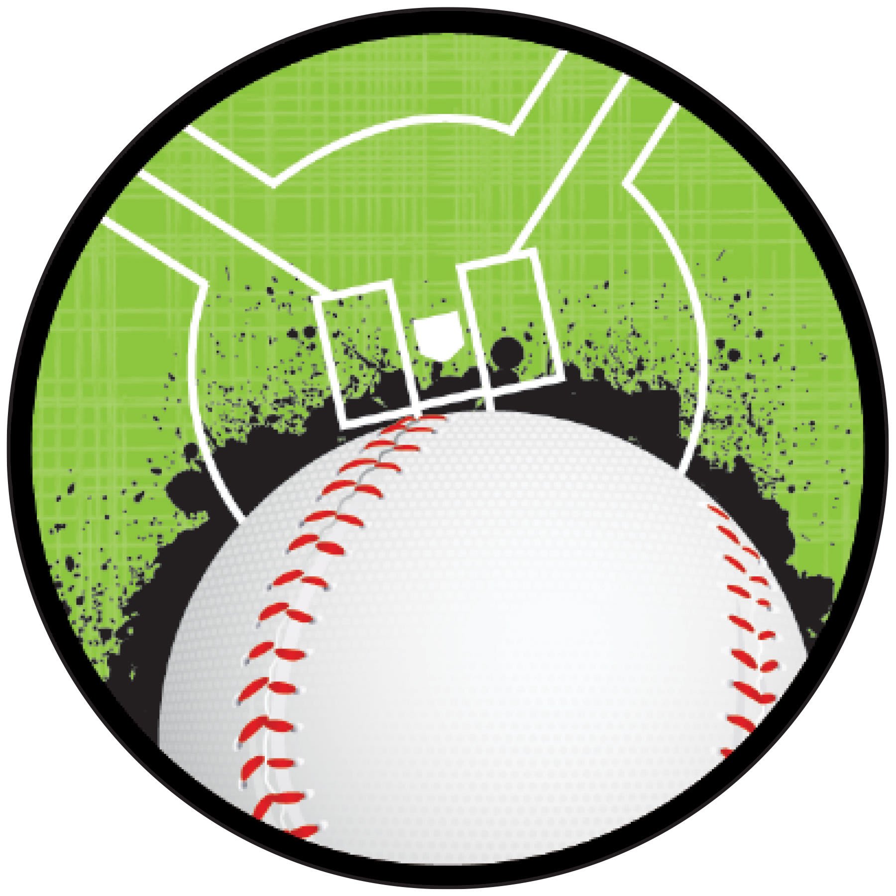 2" Baseball Sport Activity Insert