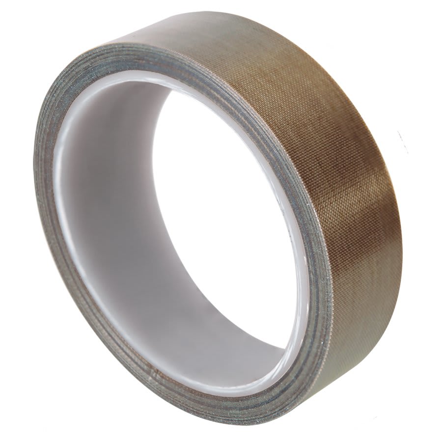 1" x 36 Yard 3M 5.3 Mil Thick General Purpose Non-Stick PTFE Glass Cloth Tape