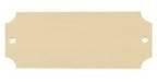 2 1/2" x 1" Bright Gold Brass Perpetual Plate