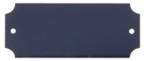 2 1/2" x 1" Laserable Black Aluminum Perpetual Plate